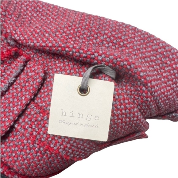 NWOT Hinge Red & Gray Wool Jacket - Size Small - Picture 5 of 16